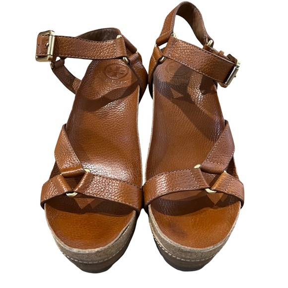 Tory Burch EUC wedge sandal size 9.5 - Picture 2 of 16
